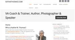 Desktop Screenshot of kathiethomas.com