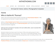 Tablet Screenshot of kathiethomas.com